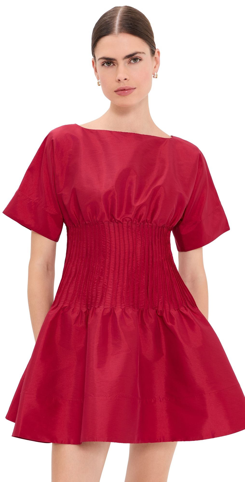 SIMKHAI Tali Mini Dress Lipstick 8