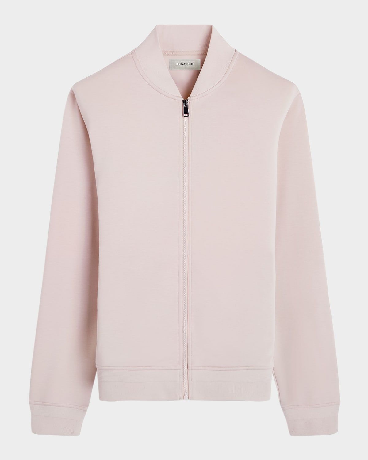 Men & apos;s Soft Touch Knit Full-Zip Bomber Jacket