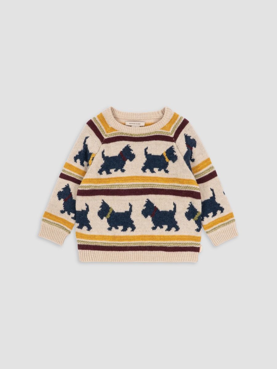 Konges Slojd Boy's Baby Boy's, Little Boy's & Boy's Belou Intarsia-Knit Sweater - Piccolo Scottie - Size 9