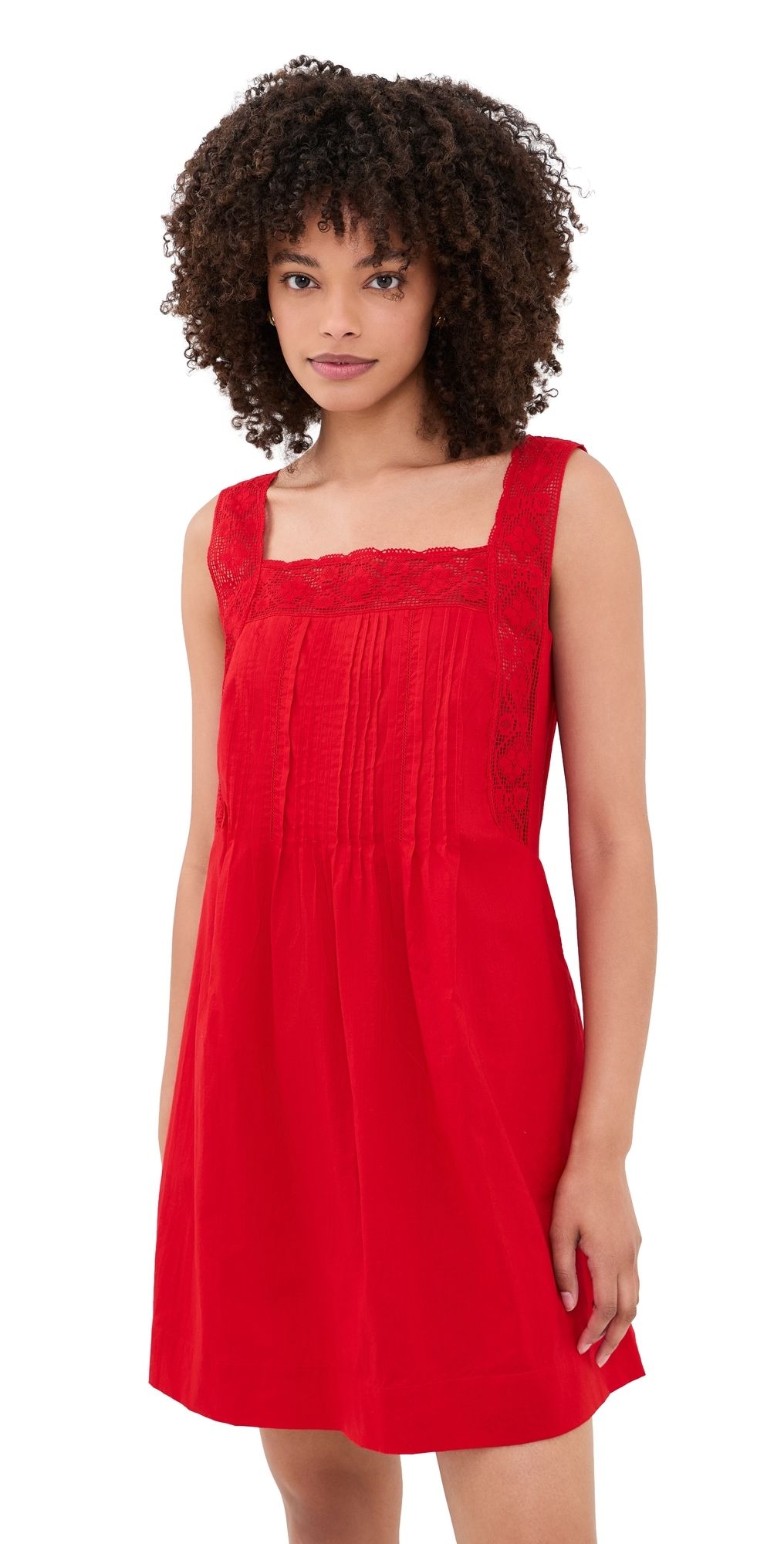 Madewell Allie Dress Varsity Red XXS