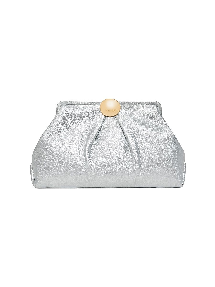 Women's Full Circle Clutch - Pearlized Silver
