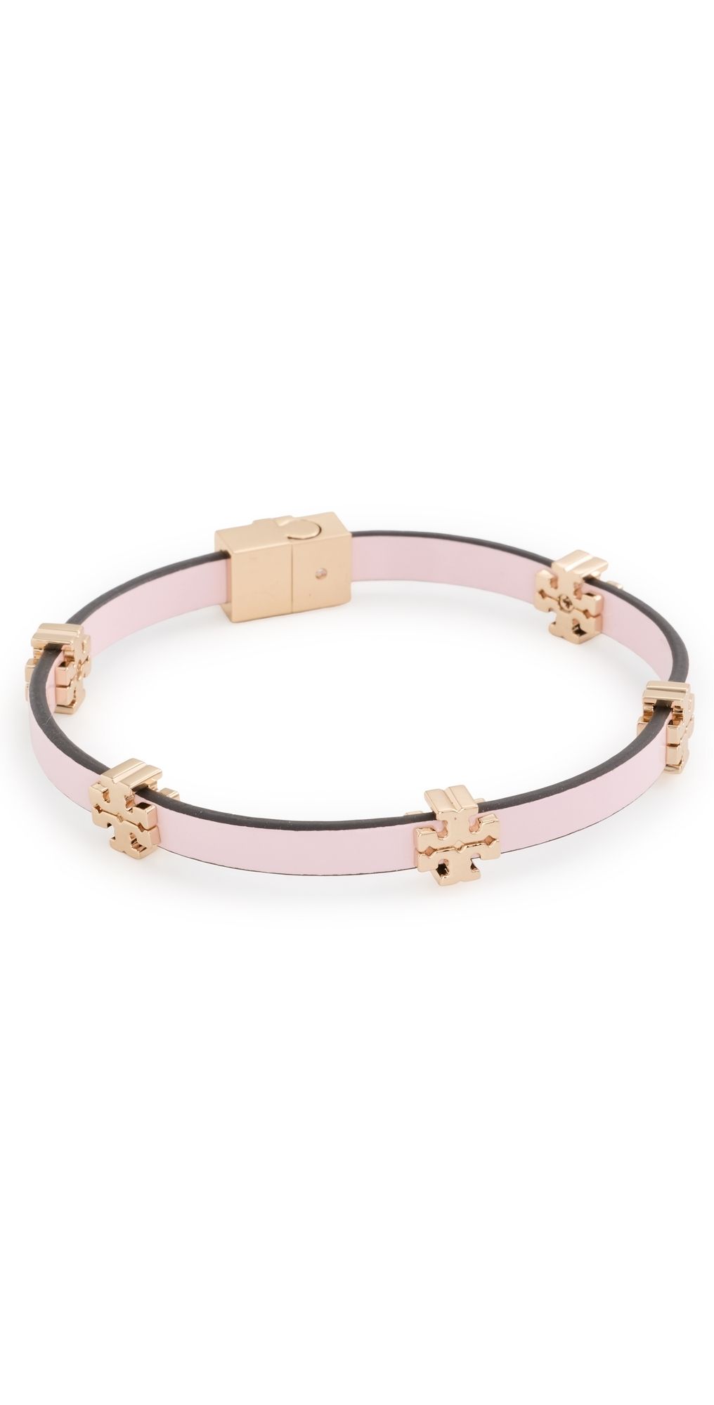 Tory Burch Icon Bio Bracelet Tory Gold/Coral S/M
