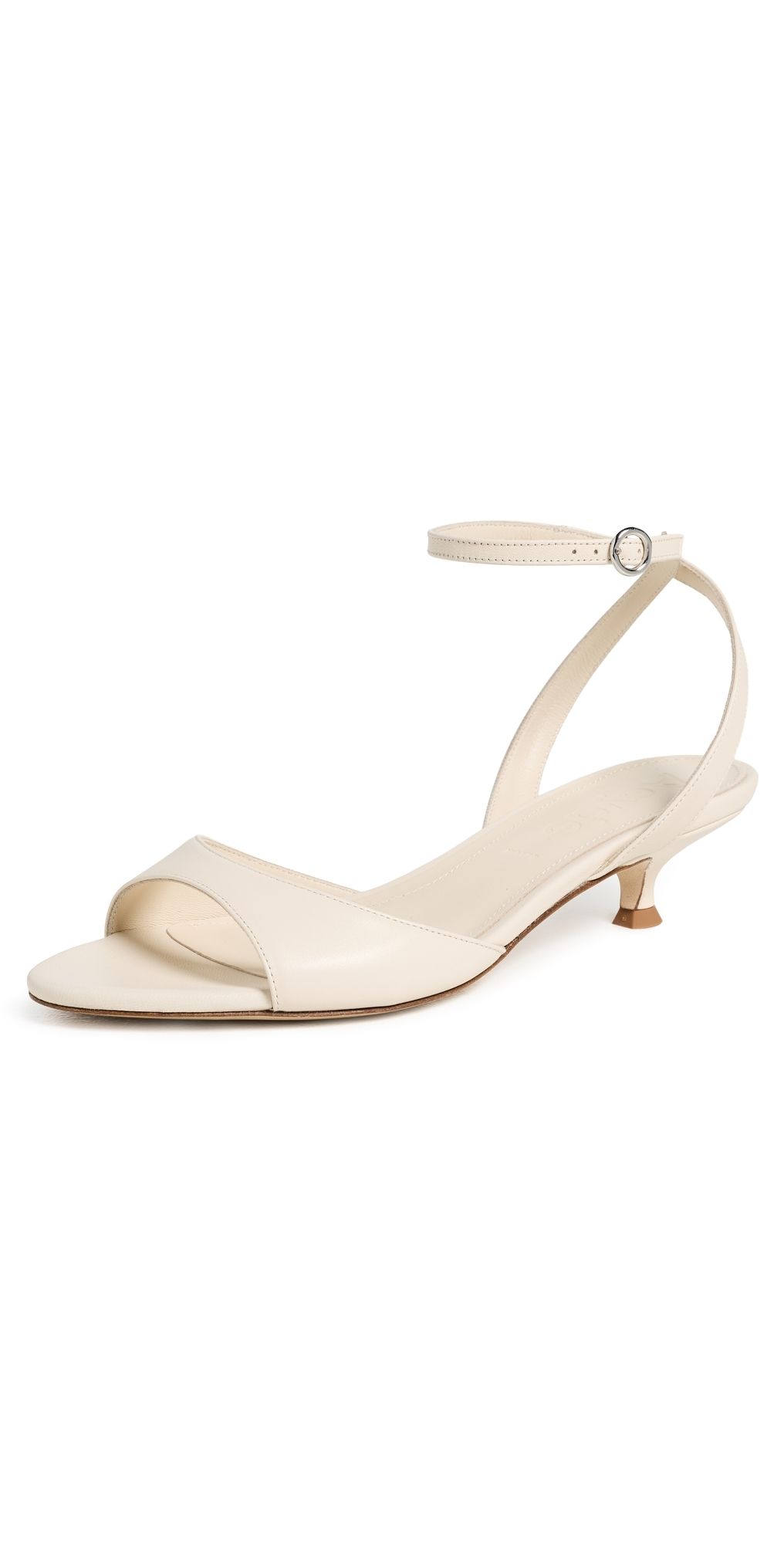 AEYDE Zelia Nappa Leather Creamy Sandals Creamy 38