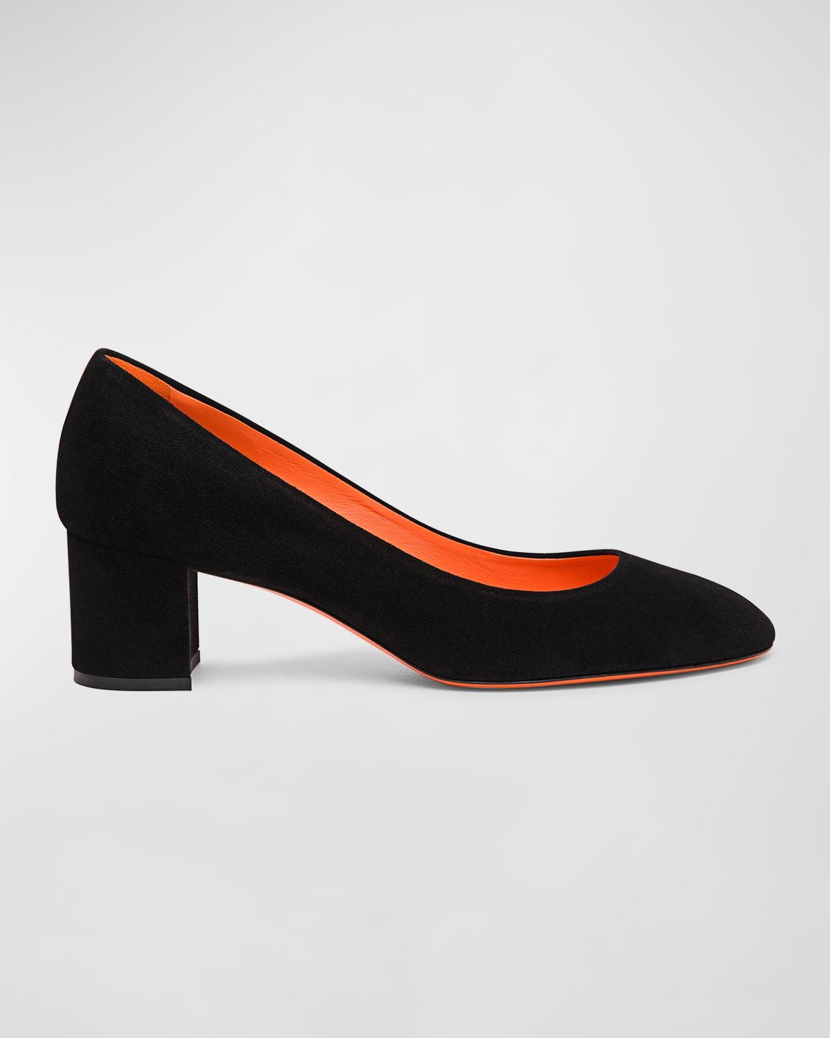 Flight Suede Block-Heel Pumps