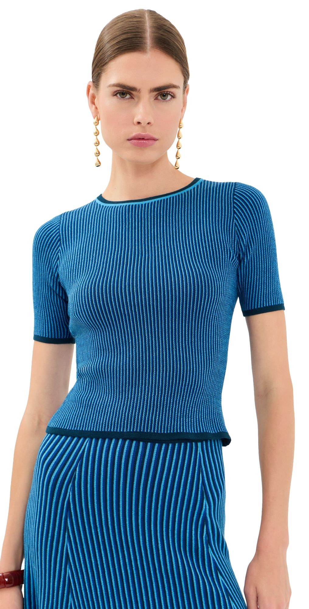 ESCVDO Lienzo Knit Top Blues XS