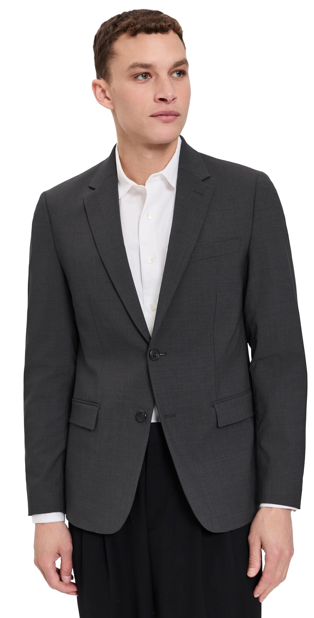 Theory Chambers New Tailor Dark Charcoal 42