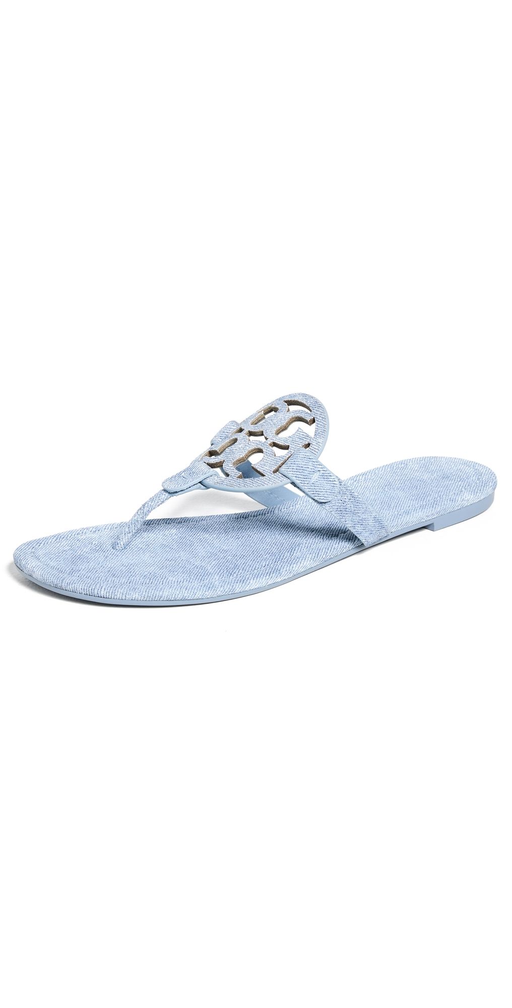 Tory Burch Miller Sandals Blue Cloud 7.5