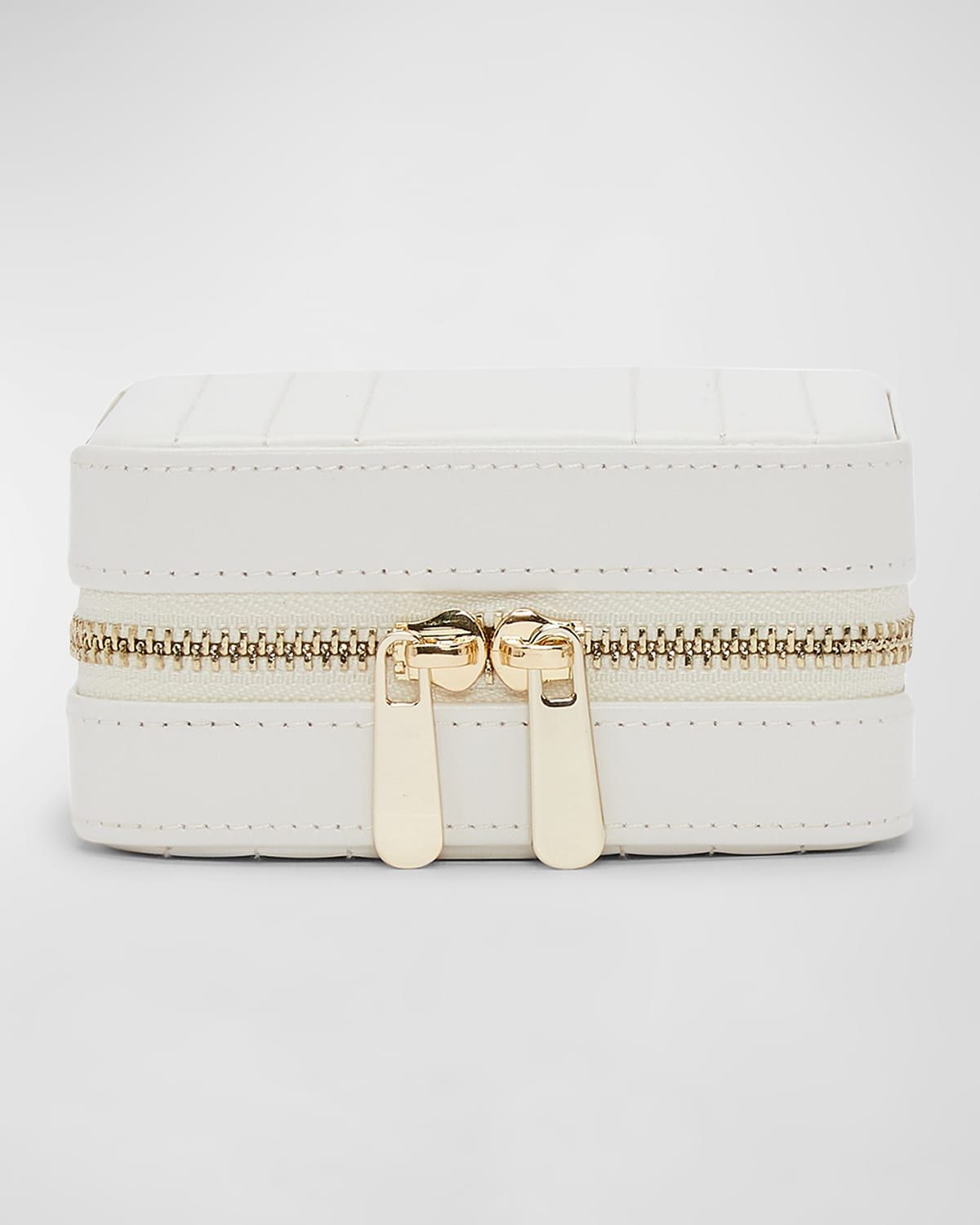 Maria Square Quilted Zip Jewelry Case