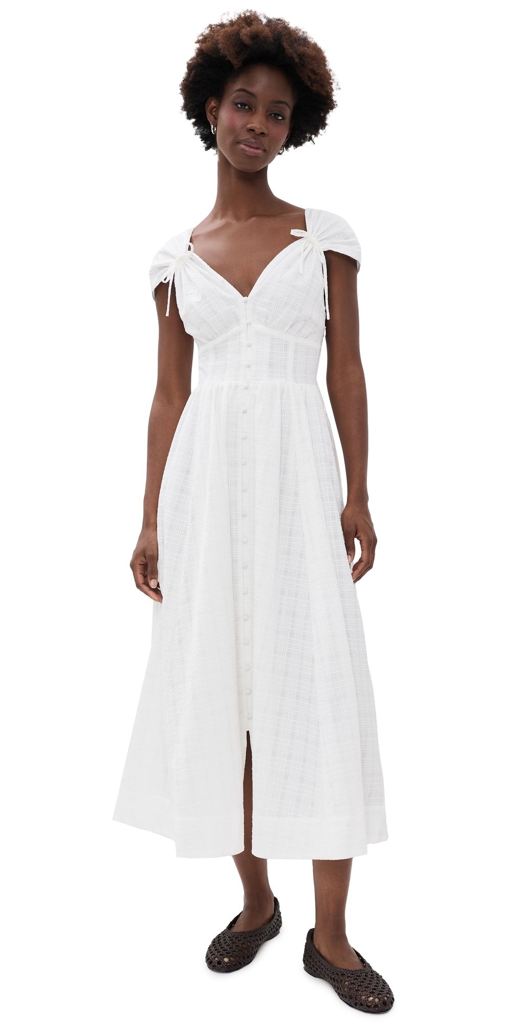 Hill House Home The Lucille Dress White M