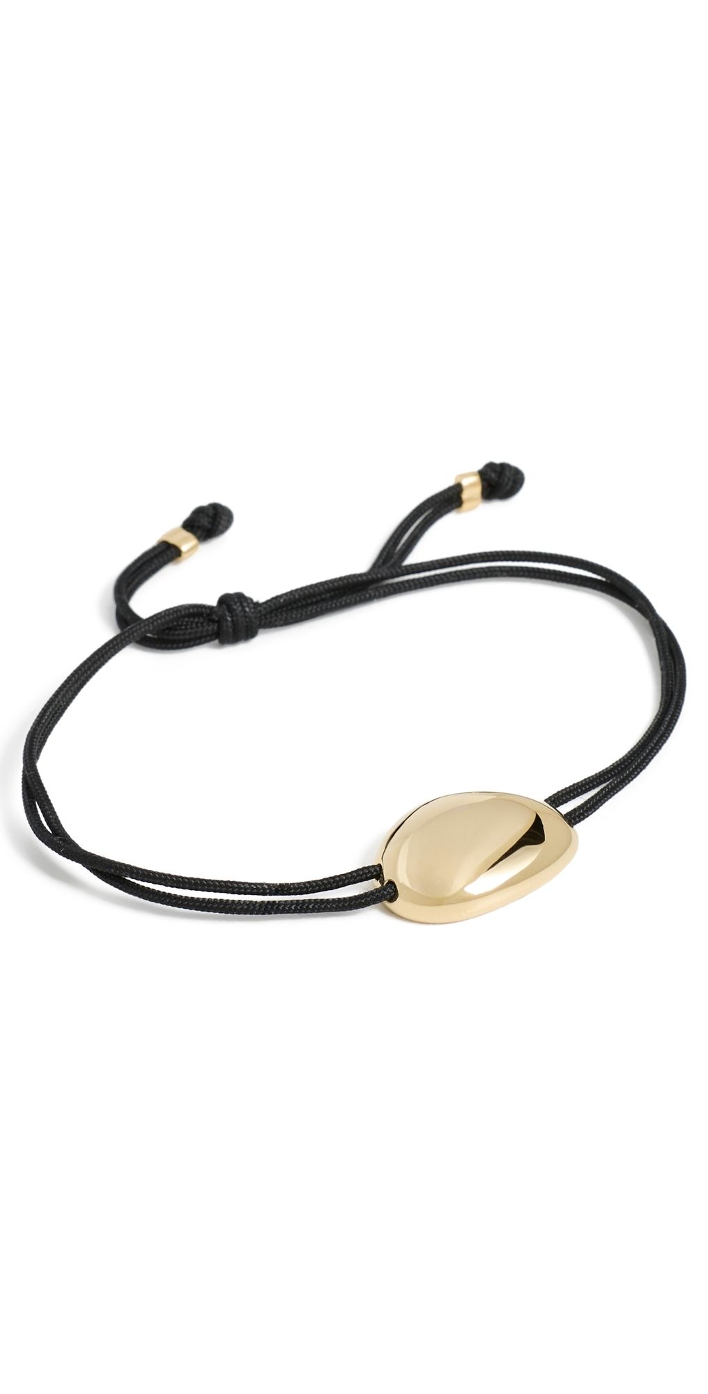 Otiumberg Pebble Cord Bracelet Gold One Size