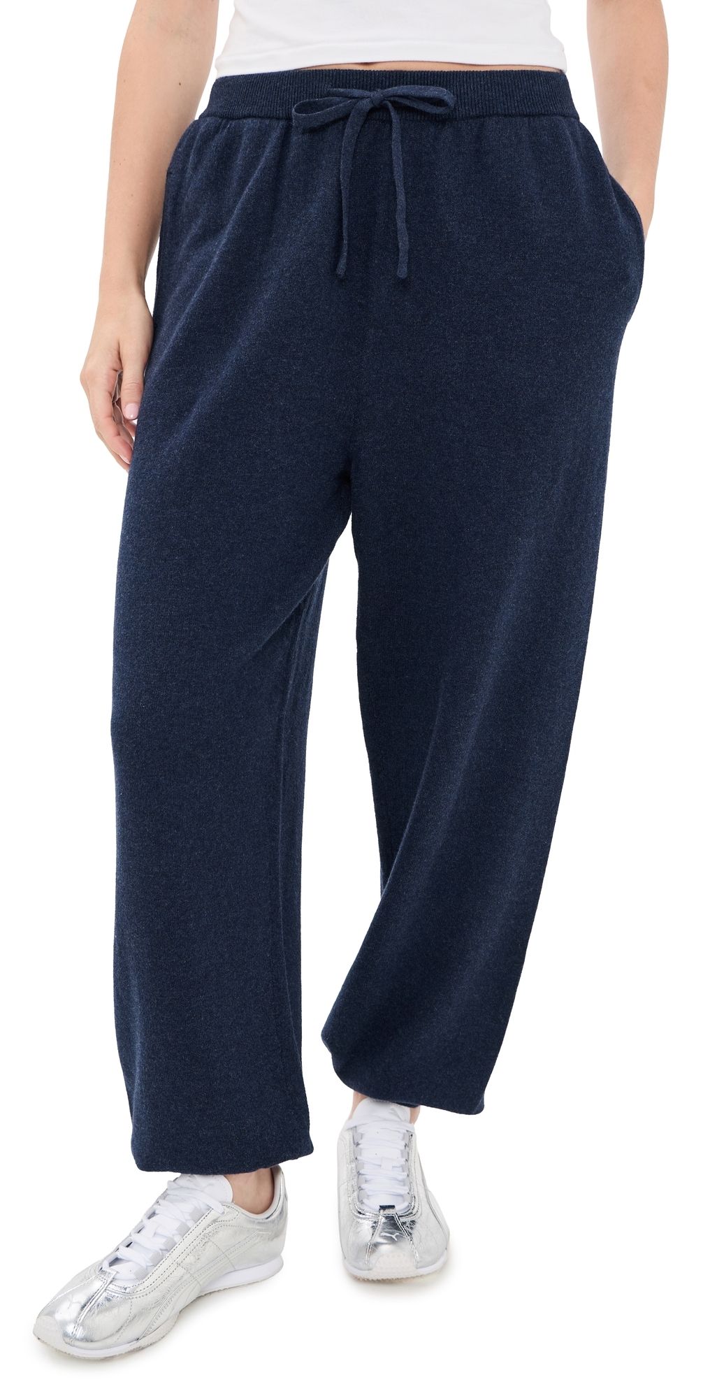 ASHER Lola Knitted Pants Heather Cadet M