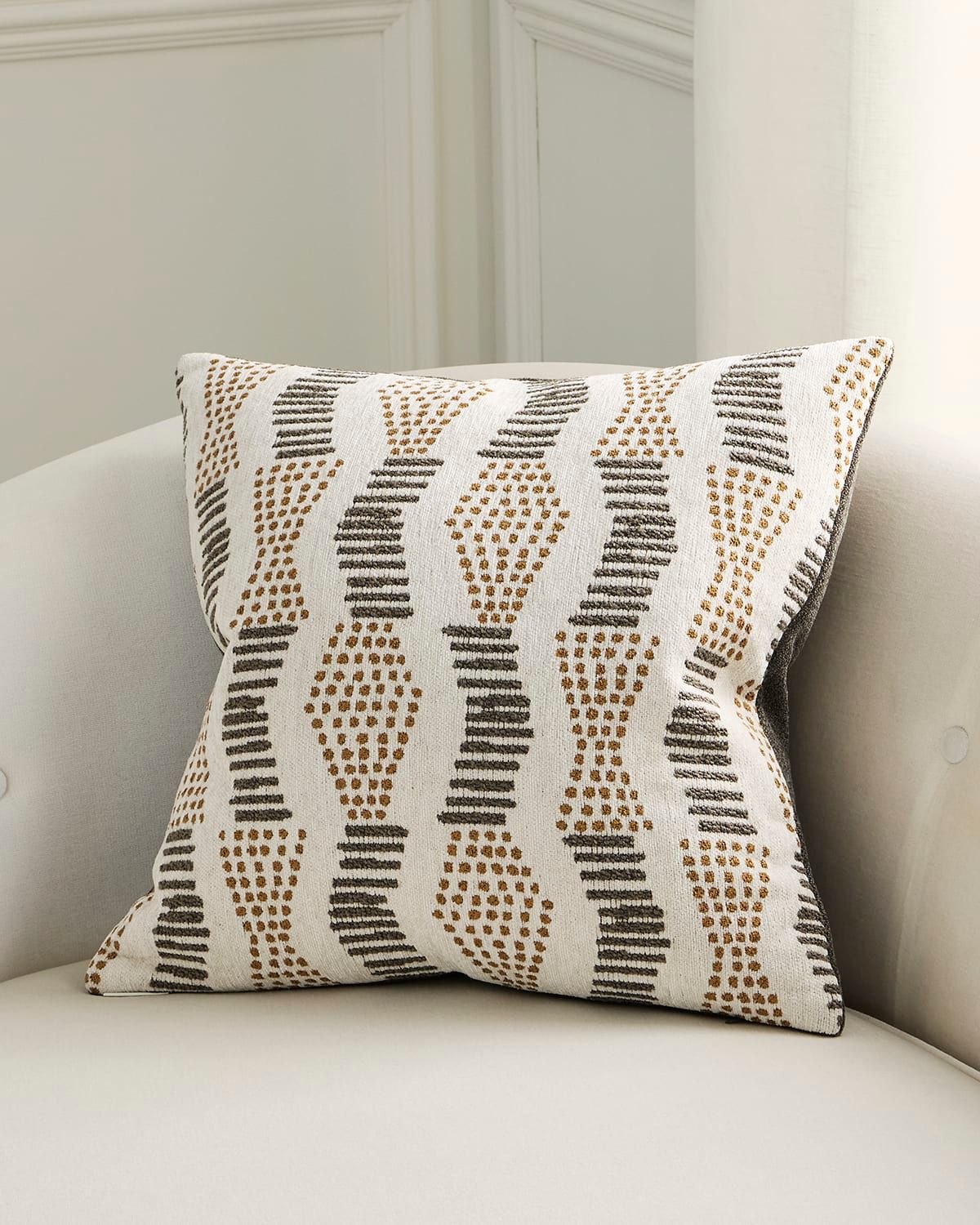 Dapper Decorative Pillow, 20" Square