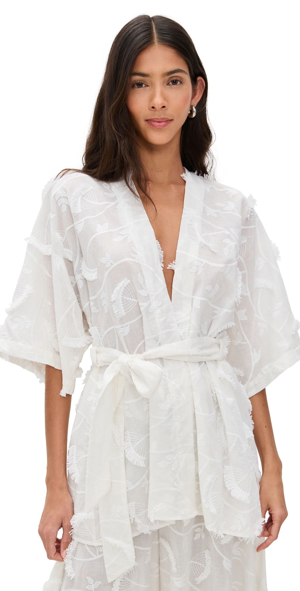 DIARRABLU Cabana Kimono Kheff Blanc XS/S