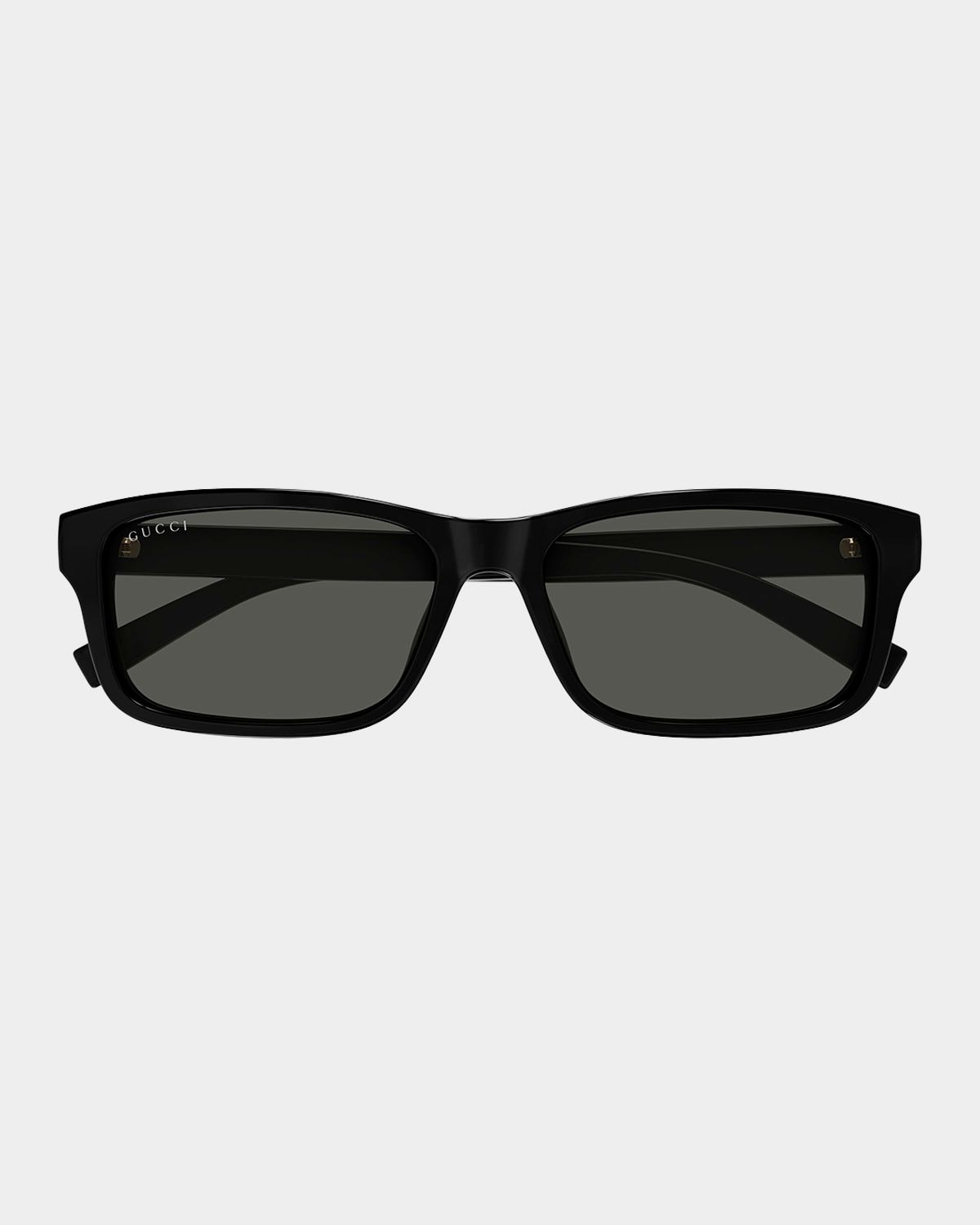 Men & apos;s Gucci Lines 57mm Rectangular Acetate Sunglasses