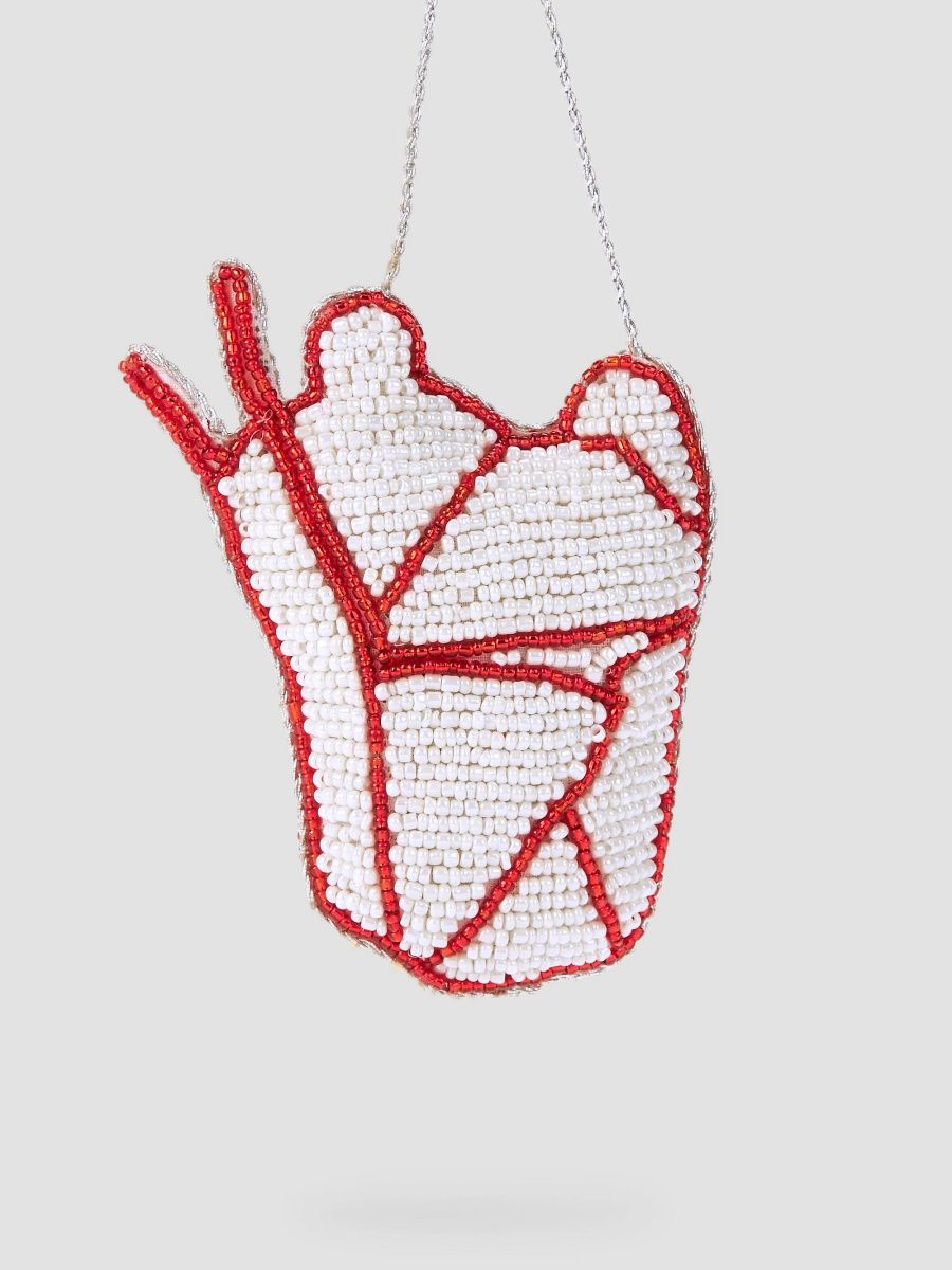 Sudha Pennathur Holiday Chinese Food Box Ornament