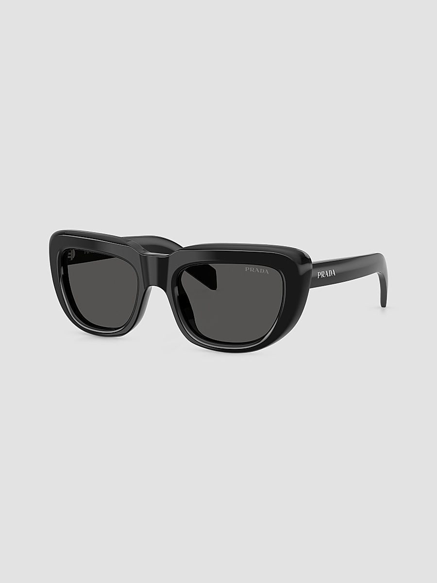 Women's D07S 53MM Rectangular Sunglasses - Black