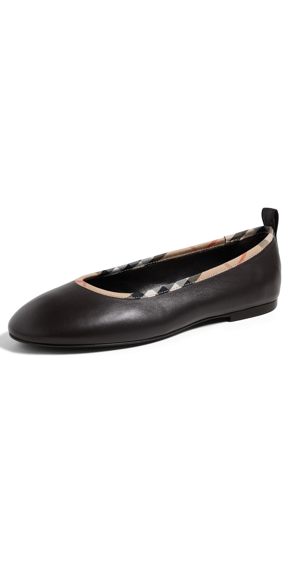 Burberry Robin Ballerina Flats Peat Brown 37