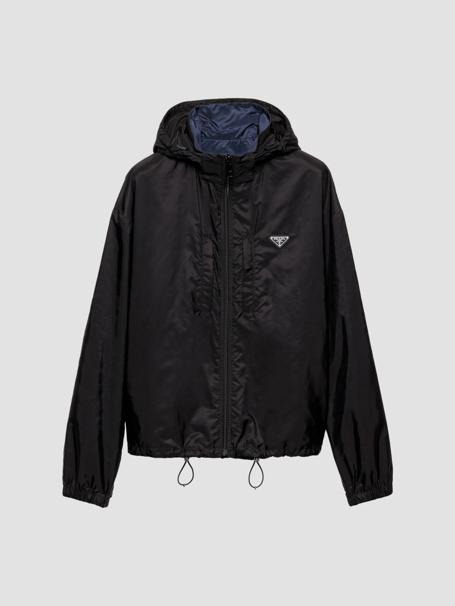 Prada Men's Reversible Re-Nylon Jacket - Black - Size XXXL