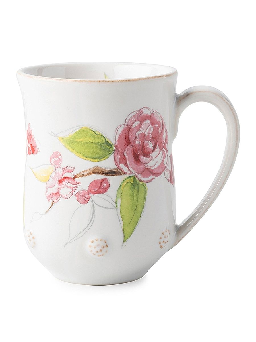 Berry & Thread Floral Sketch Mug