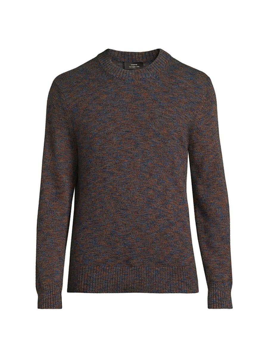 Men's Alpaca-Blend Crewneck Sweater - Coastal Combo - Size XXL