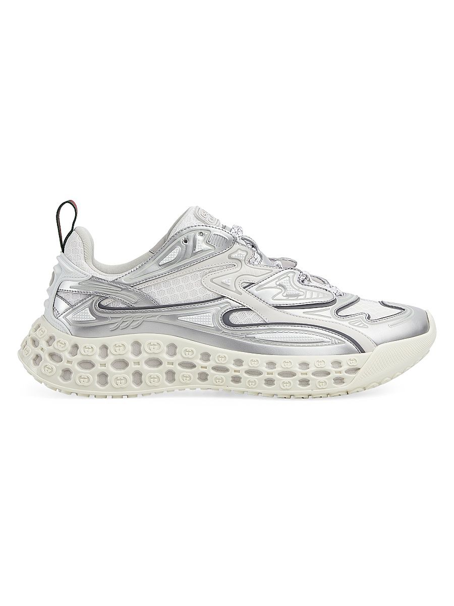 Men's Cub3d Low-Top Sneakers - Silver - Size 6