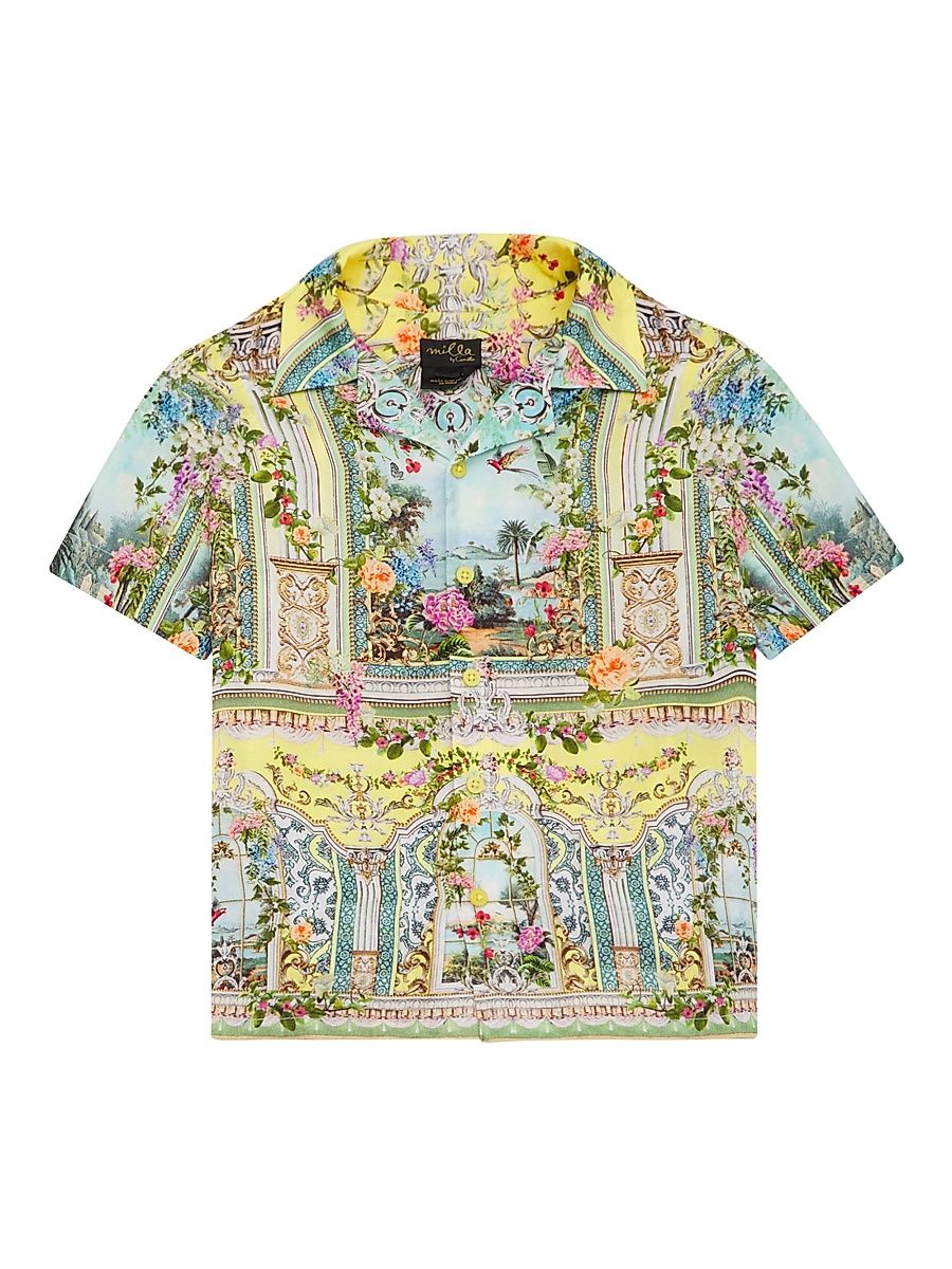 Little Boy's & Boy's Printed Camp Shirt - Tales Of Topkapi Palace - Size 4