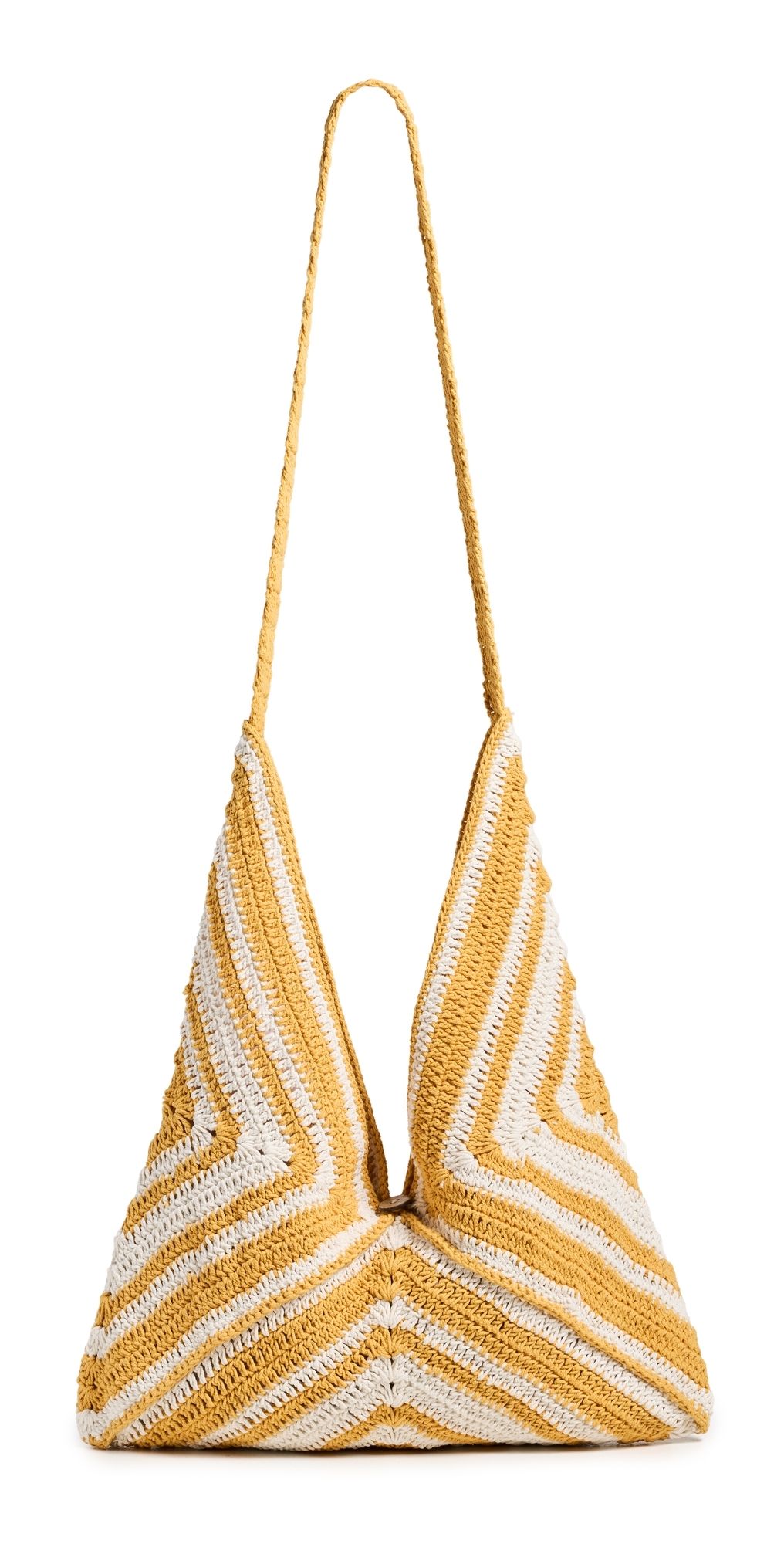 Faherty Riviera Crochet Bag Daylily One Size