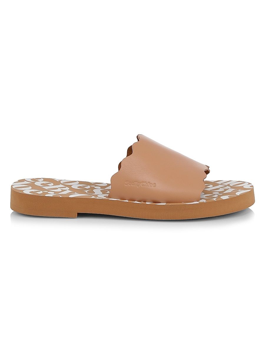 Women's Essie Leather Slides - Rosellina - Size 11 Sandals