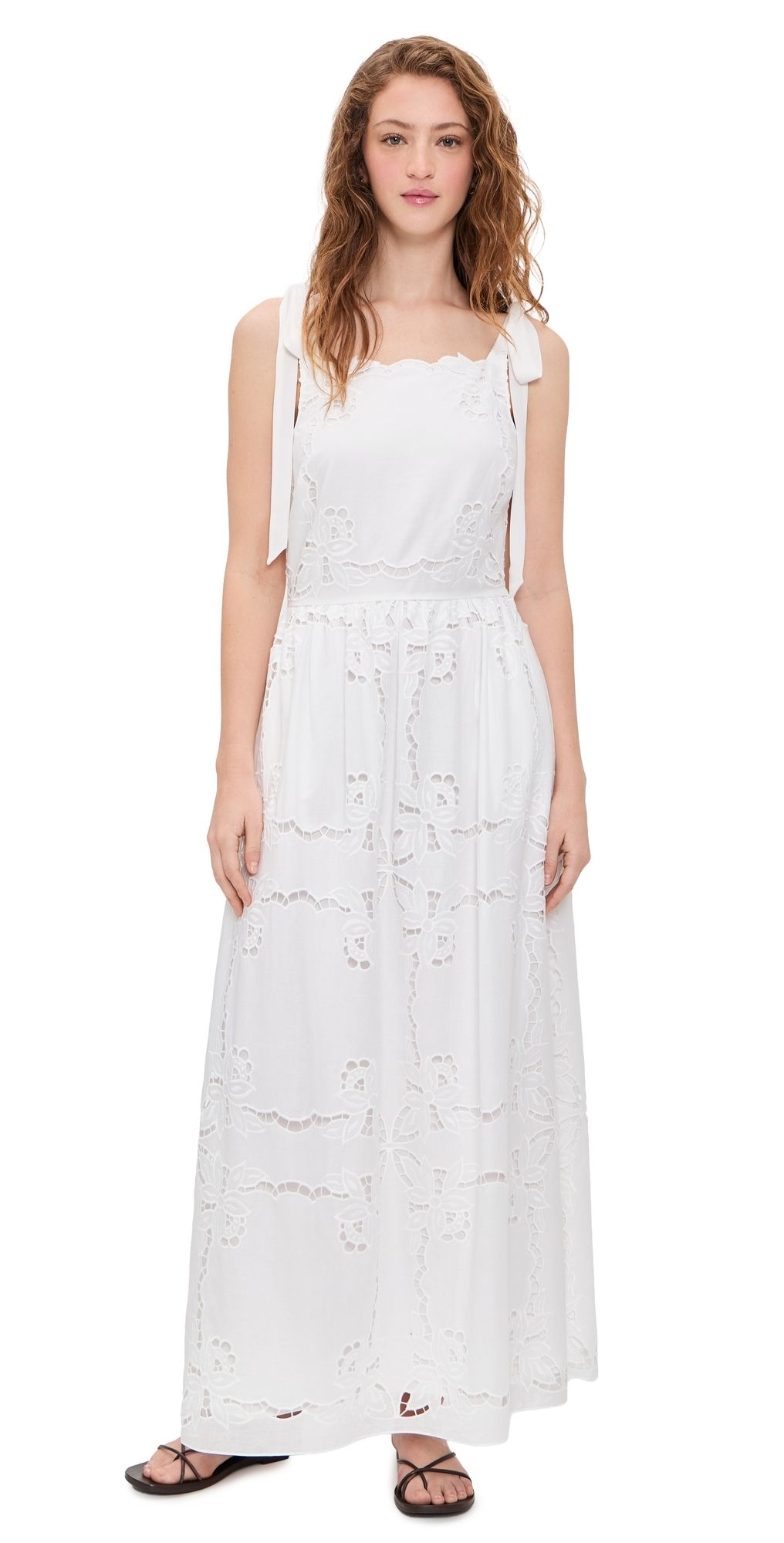 Saylor April Dress White S