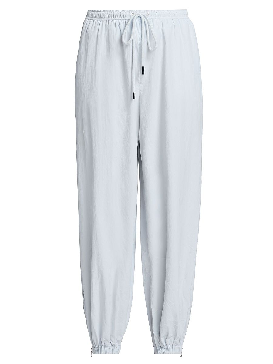 Women's Mariko Zip-Cuff Jogger Pants - Pale Mist Blue - Size Large