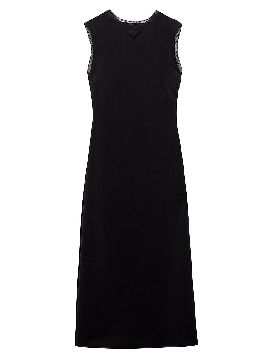 Women's Interlock Crepe Dress - Black - Size 2