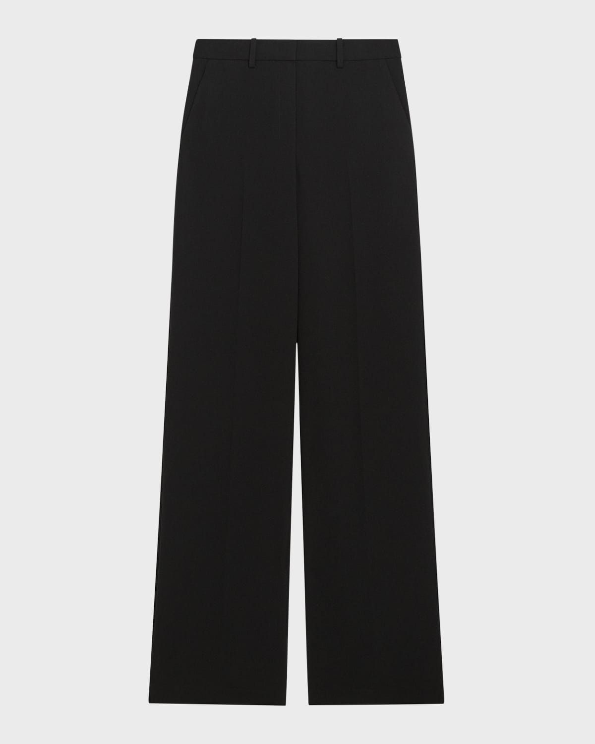 Admiral Crepe Relaxed Straight-Leg Pants