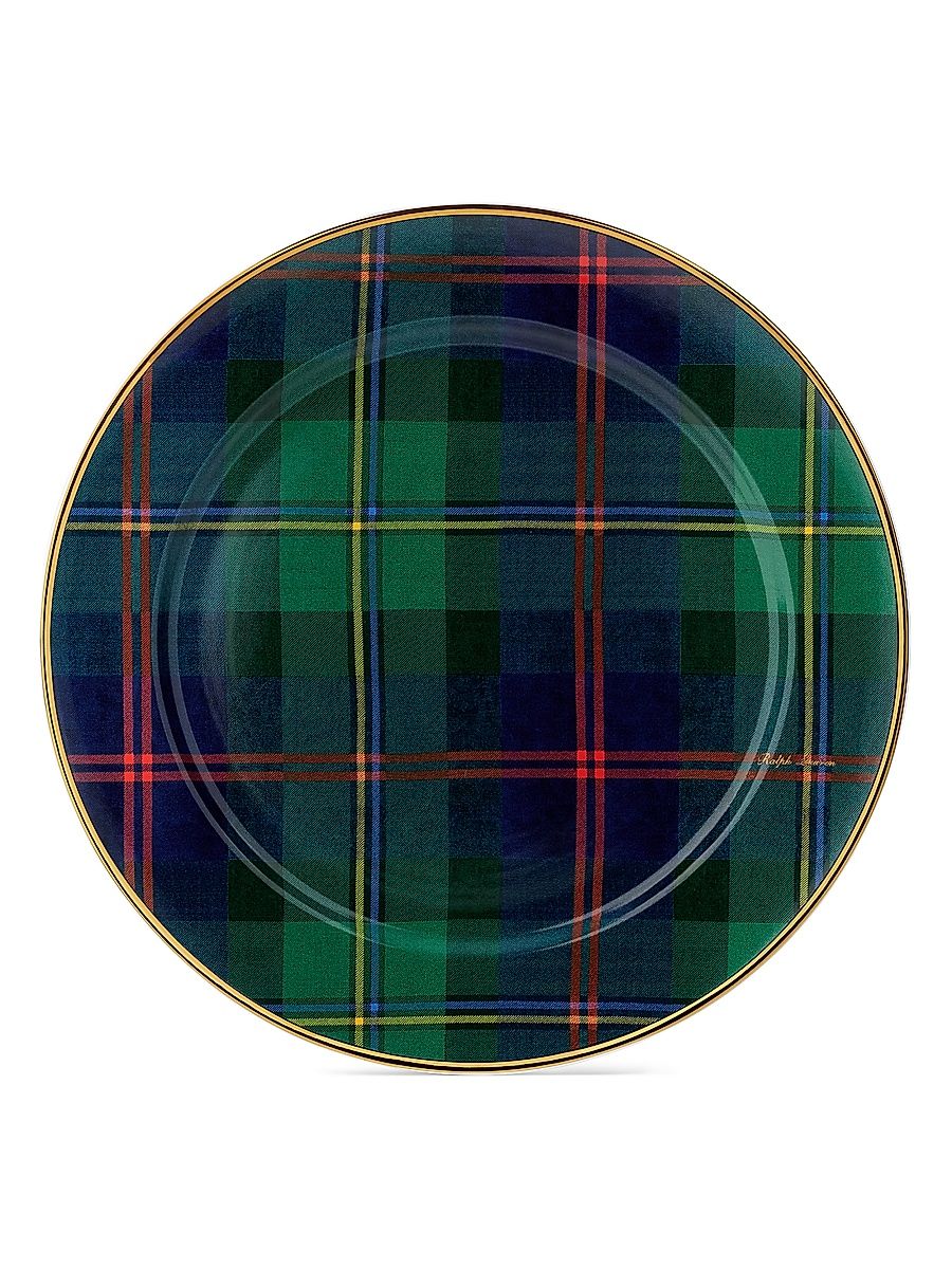 Wexford Porcelain Charger Plate - Green Multi