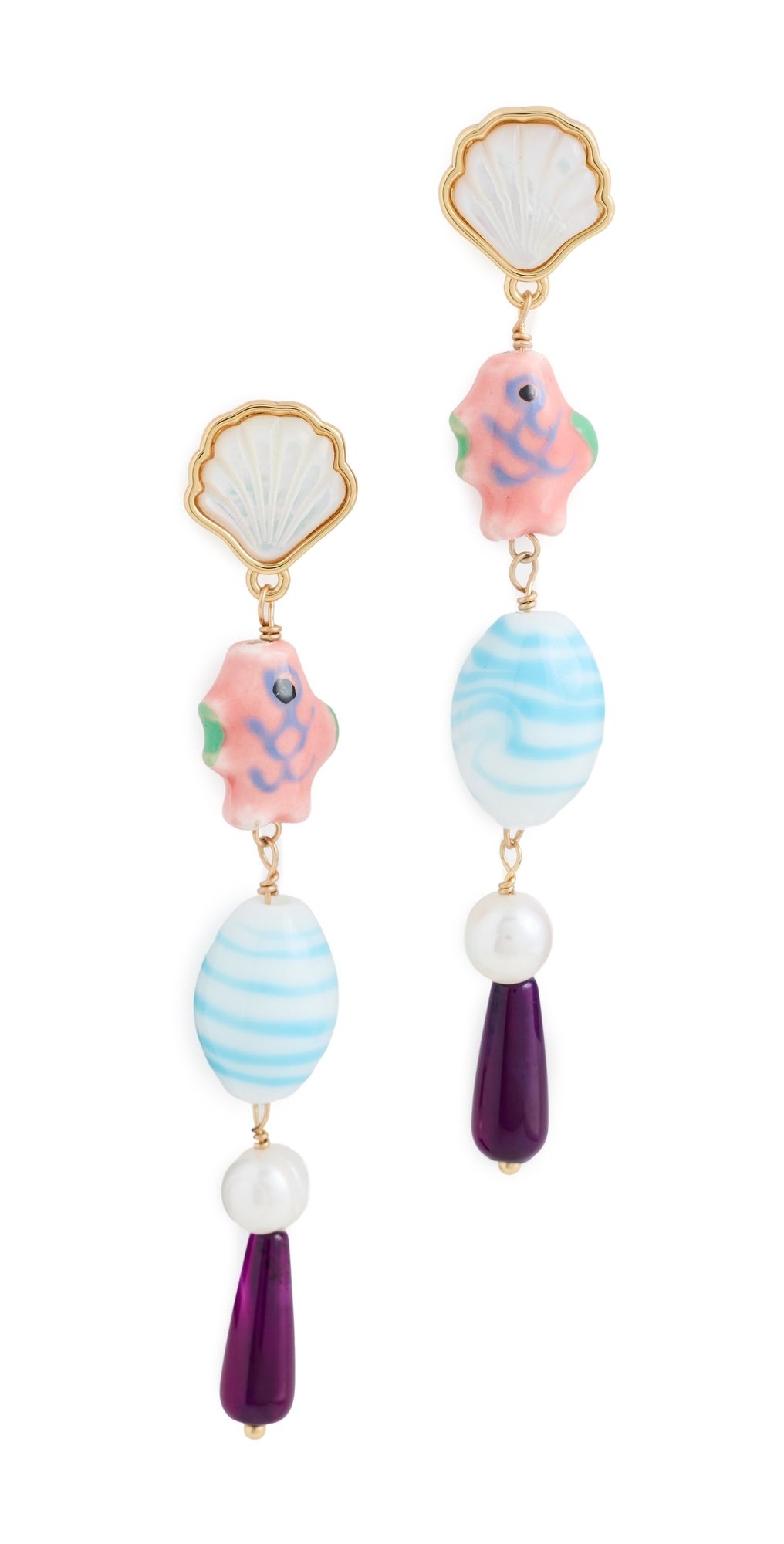 Mignonne Gavigan Lenny Earrings Multicolor One Size