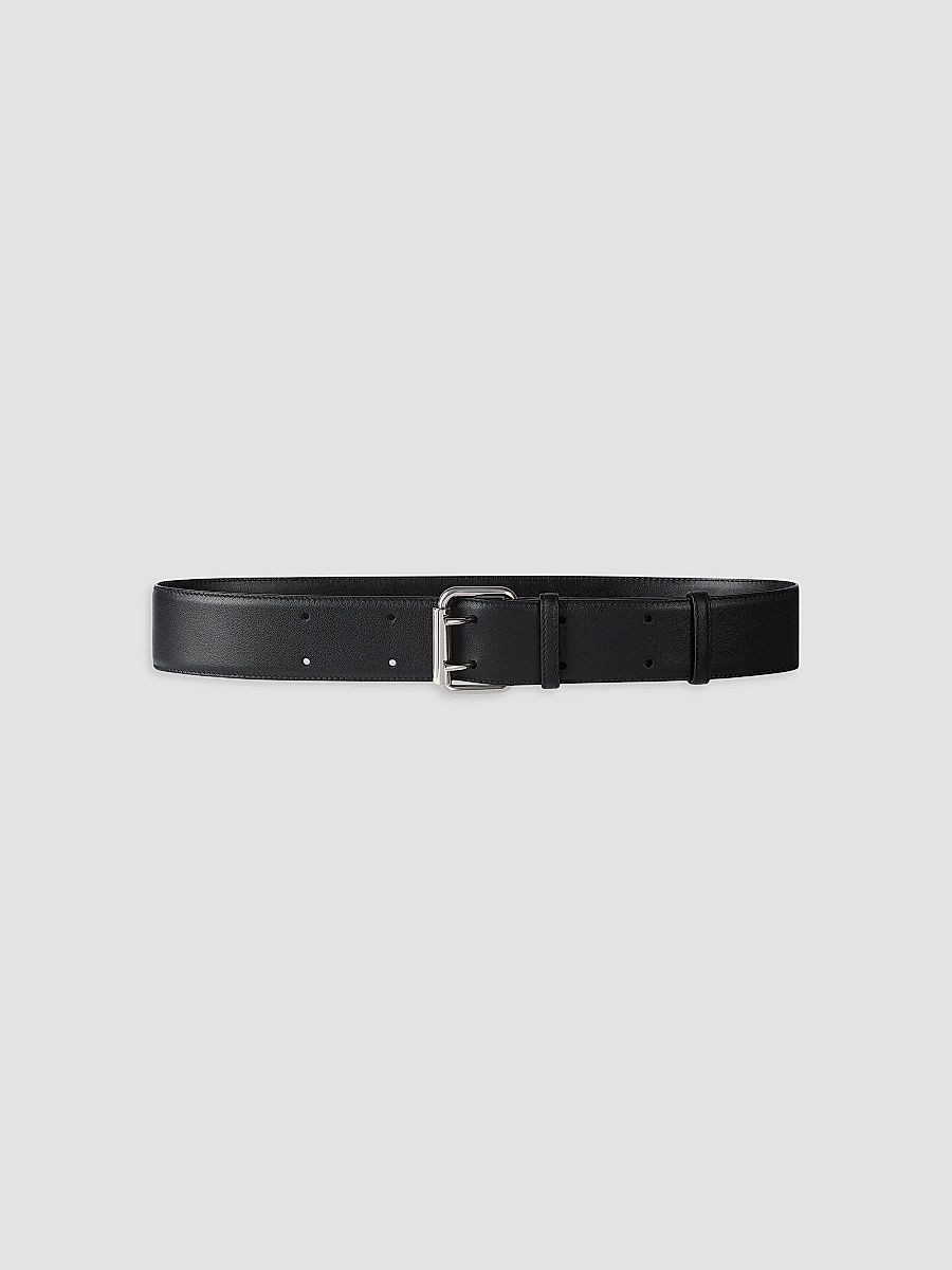 Givenchy Men's Cargo Belt in Leather with Studs - Black - Size 38