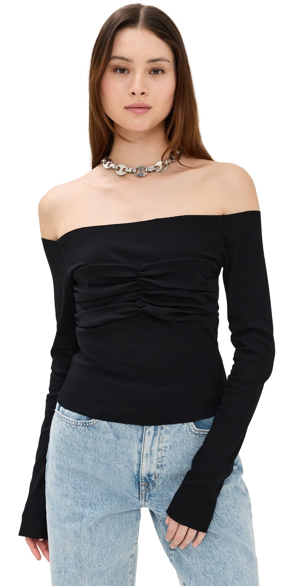 Lioness Lulu Off Shoulder Top ONYX XS