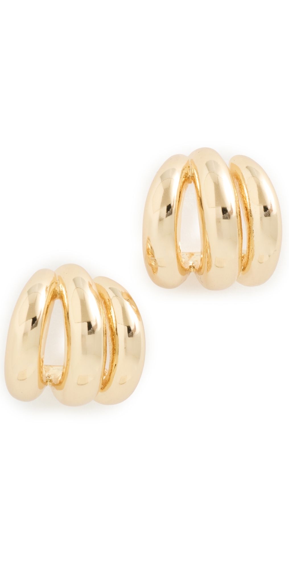 SHASHI Mariko Gold Earrings Gold One Size