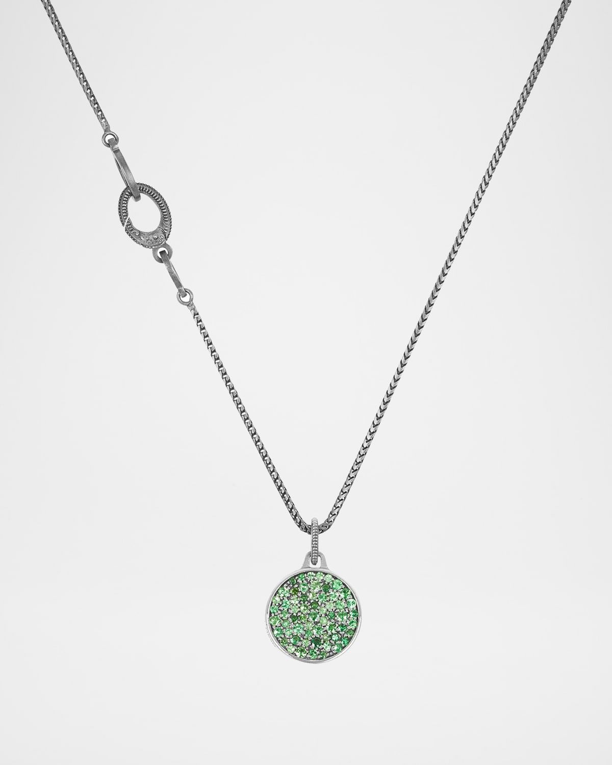 Men & apos;s Moneta Sovereign Disc Pendant Necklace