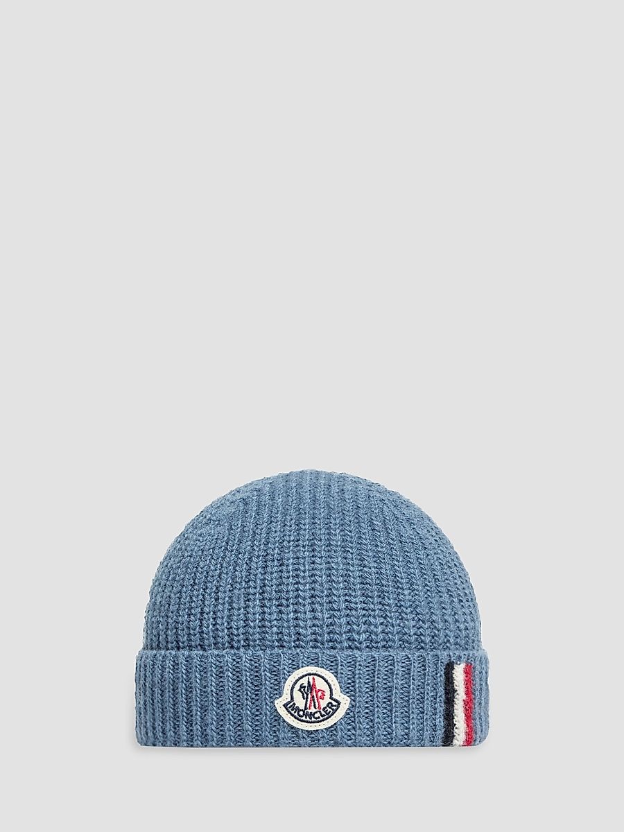 Baby Boy's & Little Boy's Beanie Hat in Wool - Cobalt Blue - Size XS
