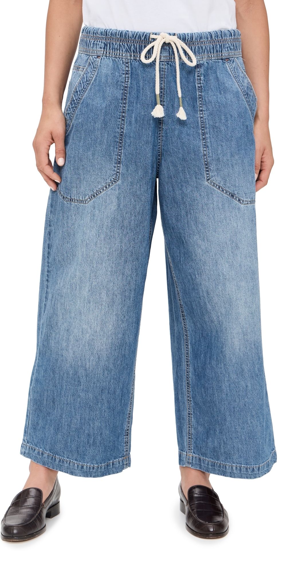 Free People Easy Peasy Pull On Jeans No Problem M