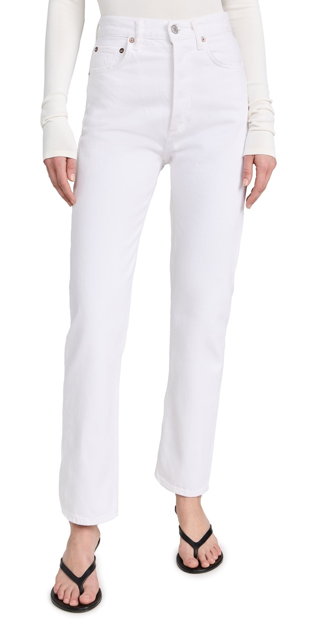 AGOLDE 90s Pinch Waist Jeans Marshmallow 25