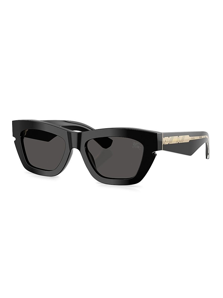 Women's 51MM Cat-Eye Sunglasses - Black