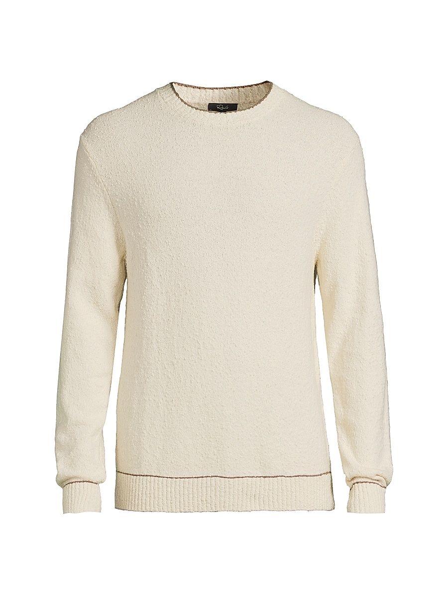 Men's Franco Crewneck Sweater - Cream - Size Large