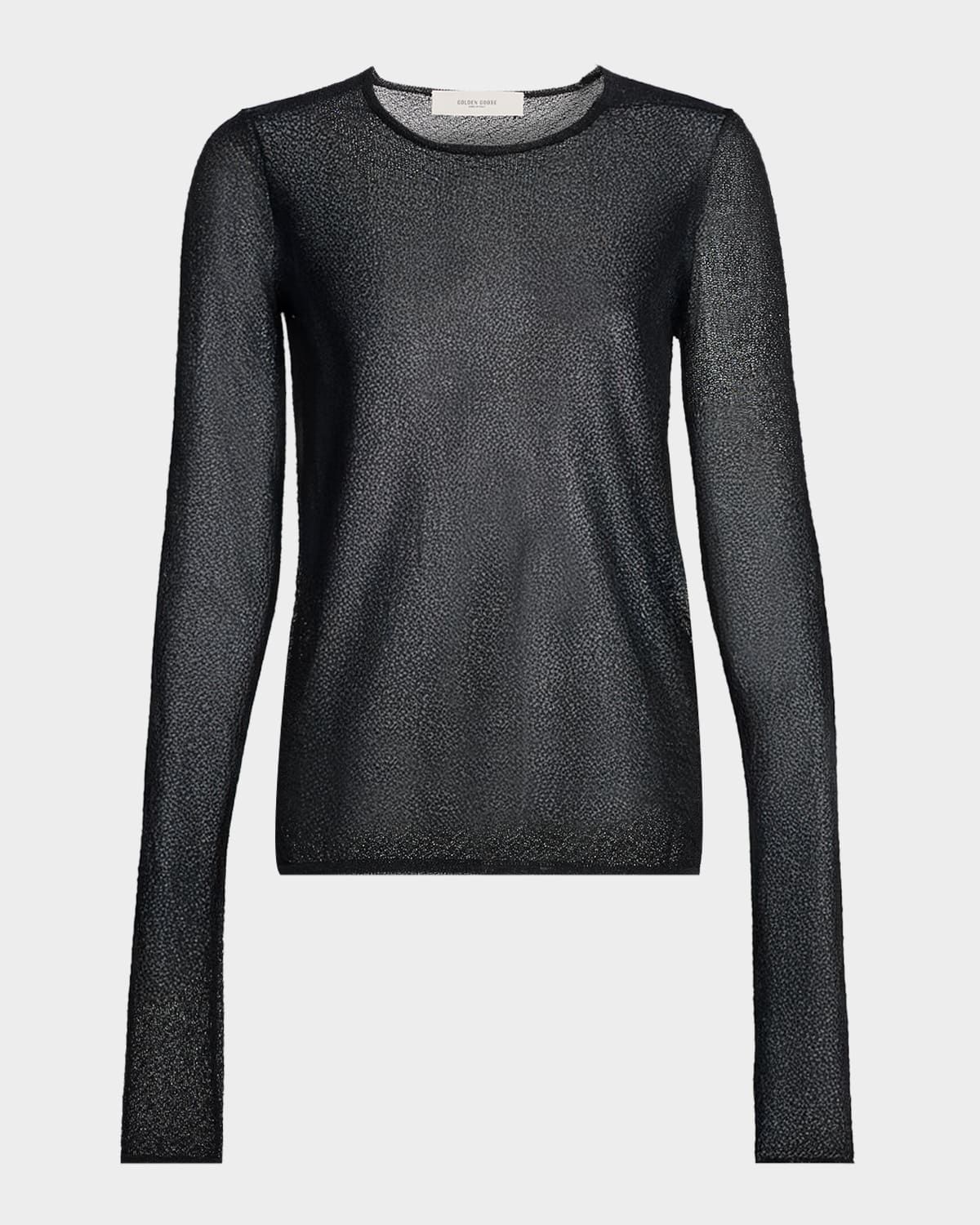 Nella Journey Slim Semi-Sheer Top