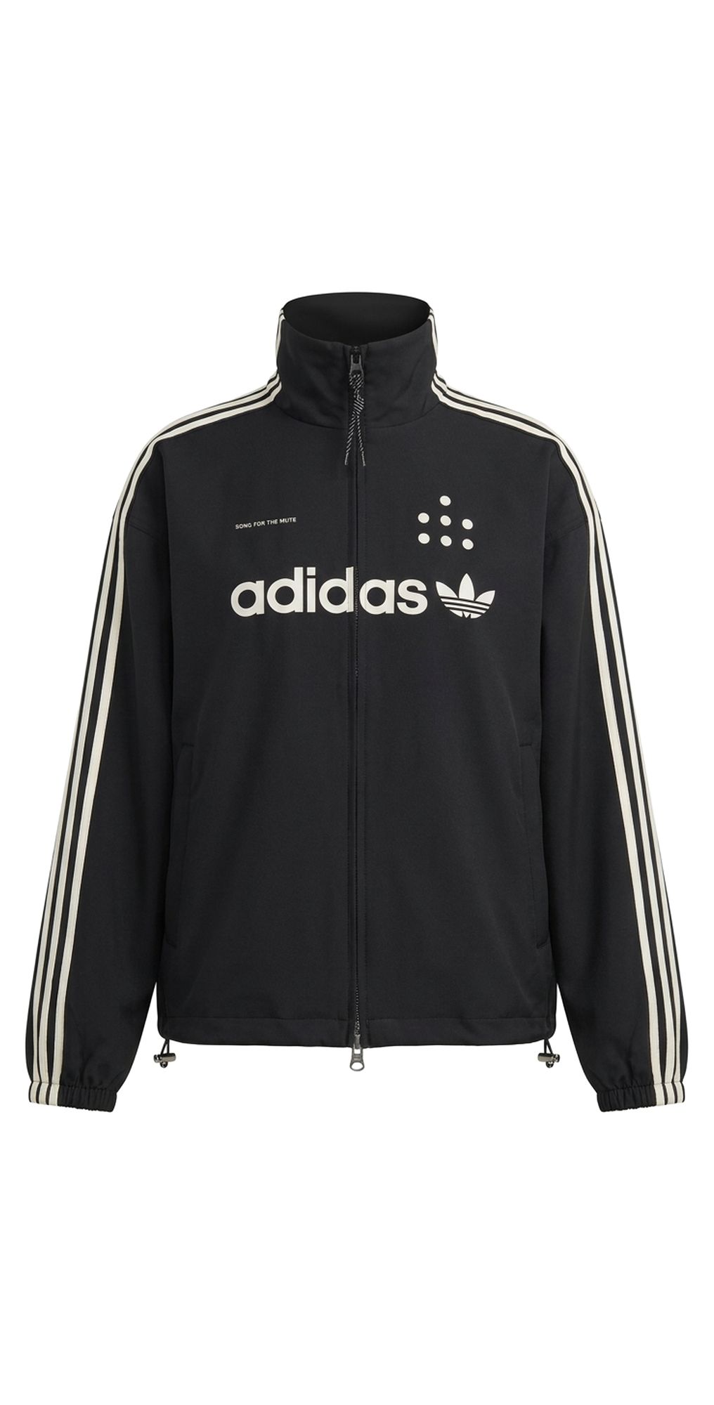 adidas Unisex Track Jacket Black/Off White XL