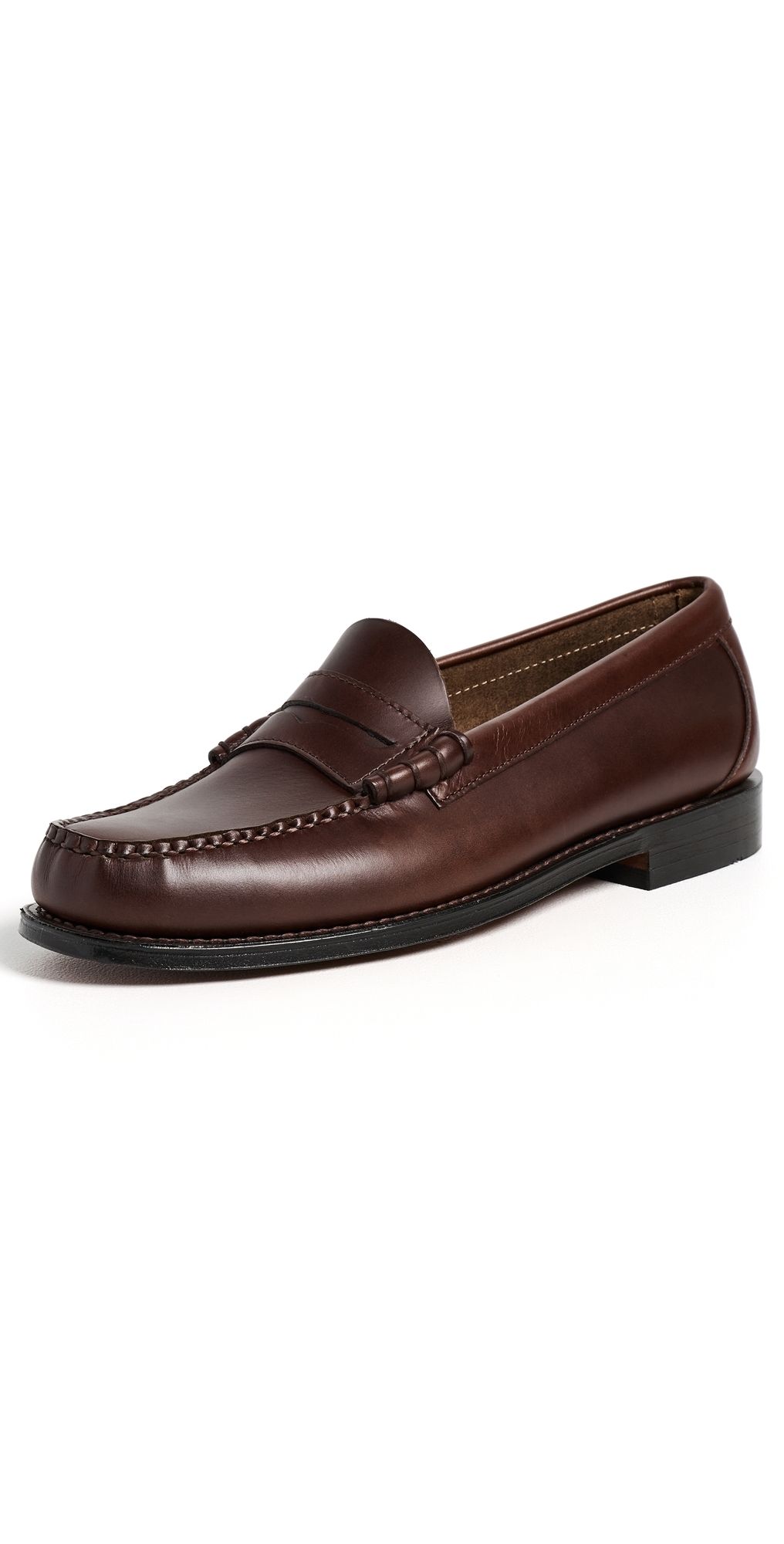 G. H. Bass Larson Heritage Weejuns Loafers DK TAN LEATHER SMOOTH 13