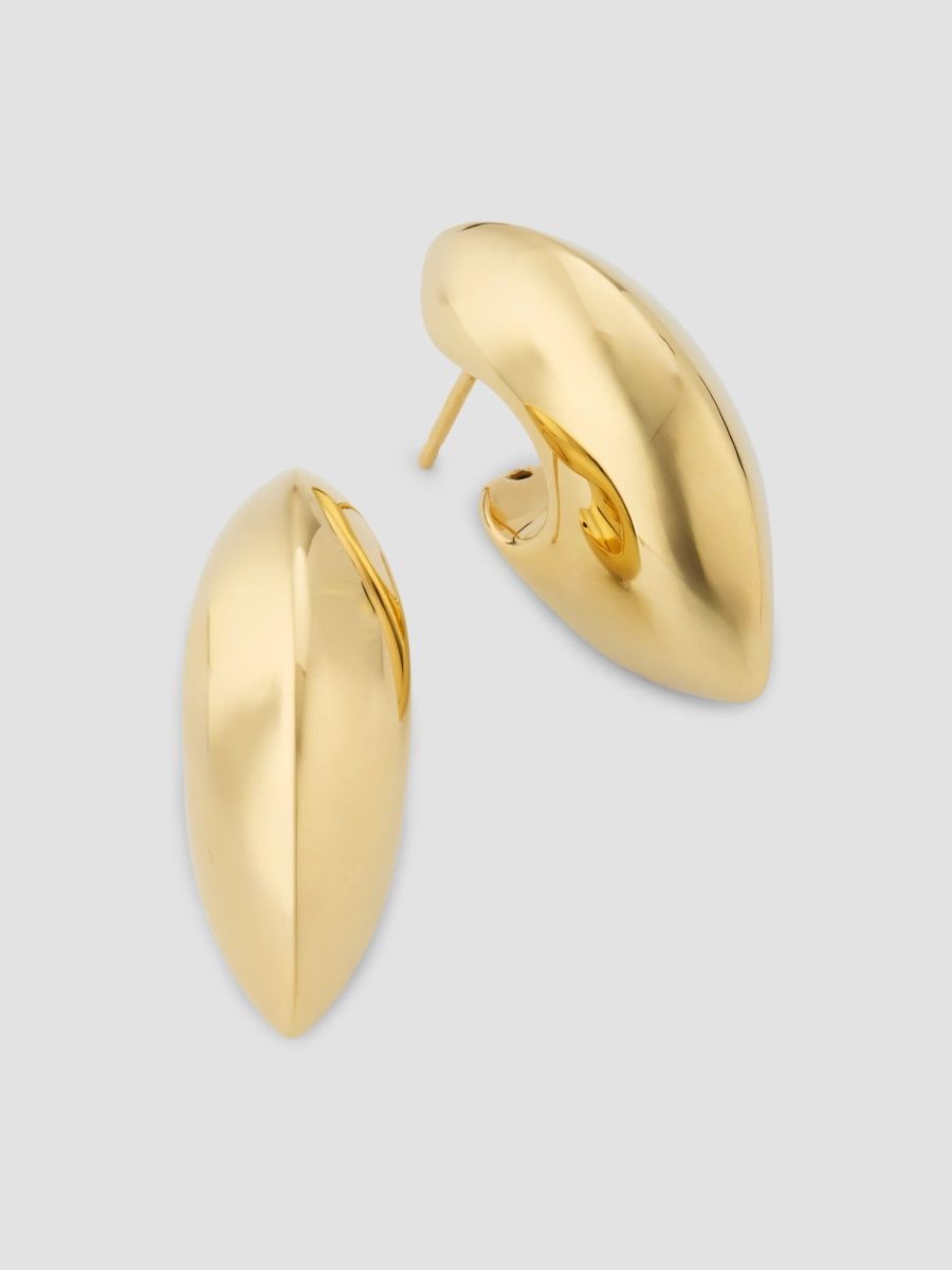 Bottega Veneta Women's Candy Claw 18K-Gold-Plated Sterling Silver Earrings - Yellow Gold