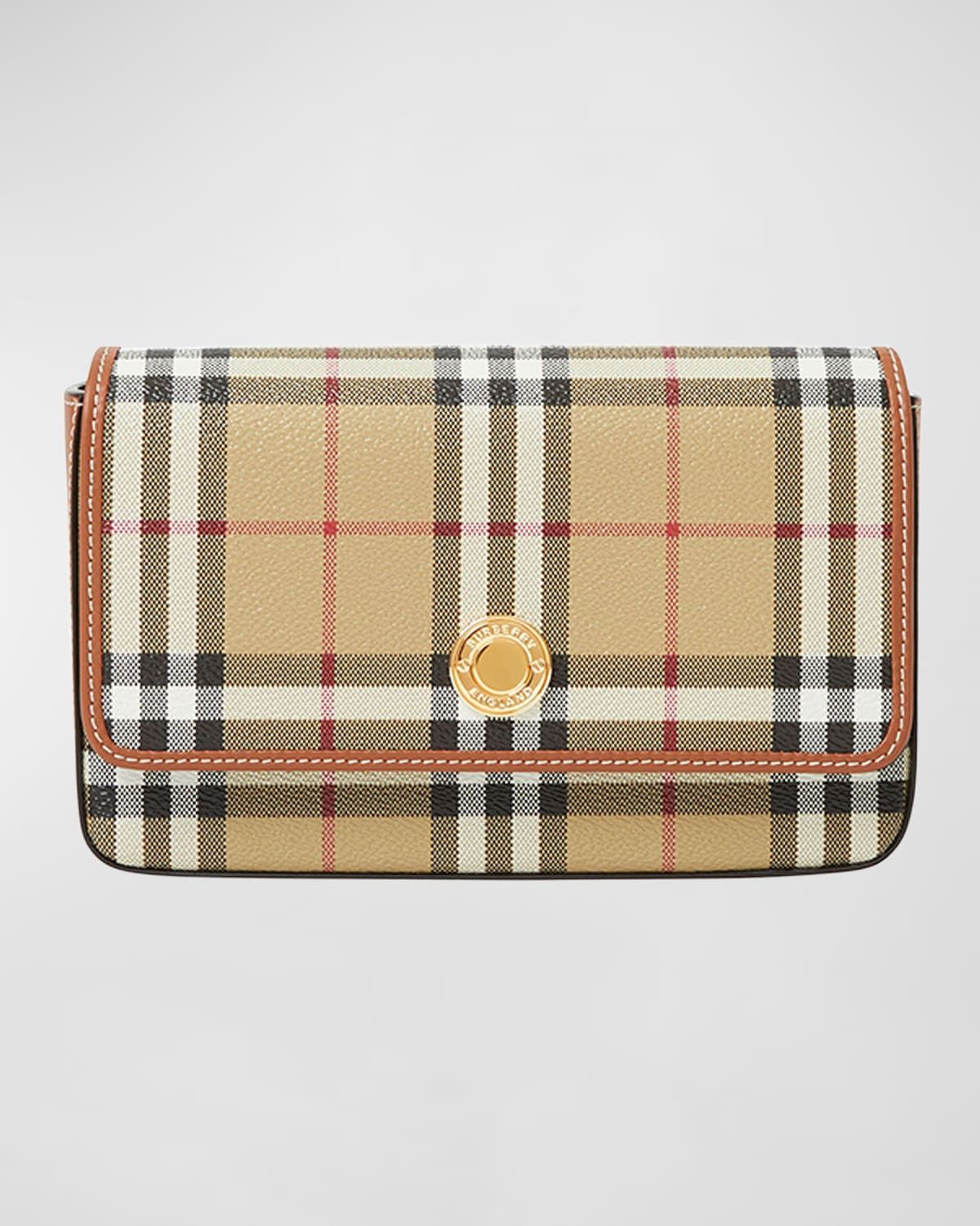 Hampshire Check Flap Crossbody Bag