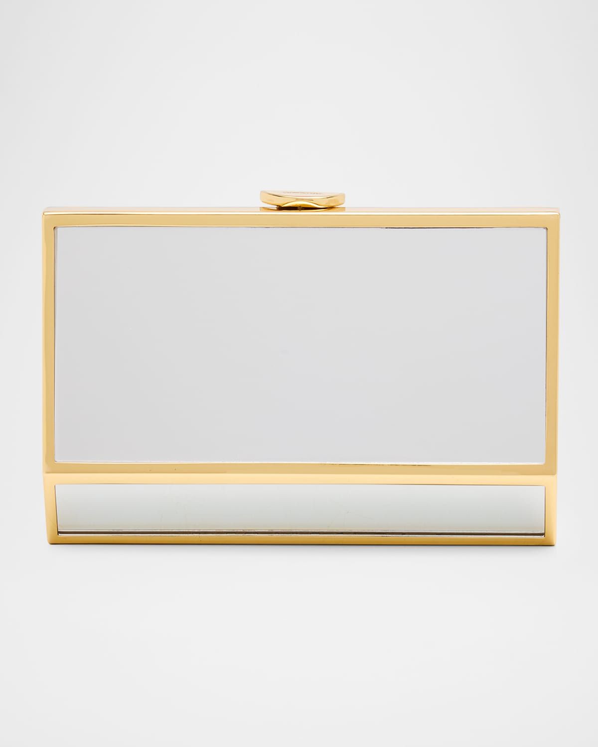 Maddox Geometric Mirror Clutch Bag