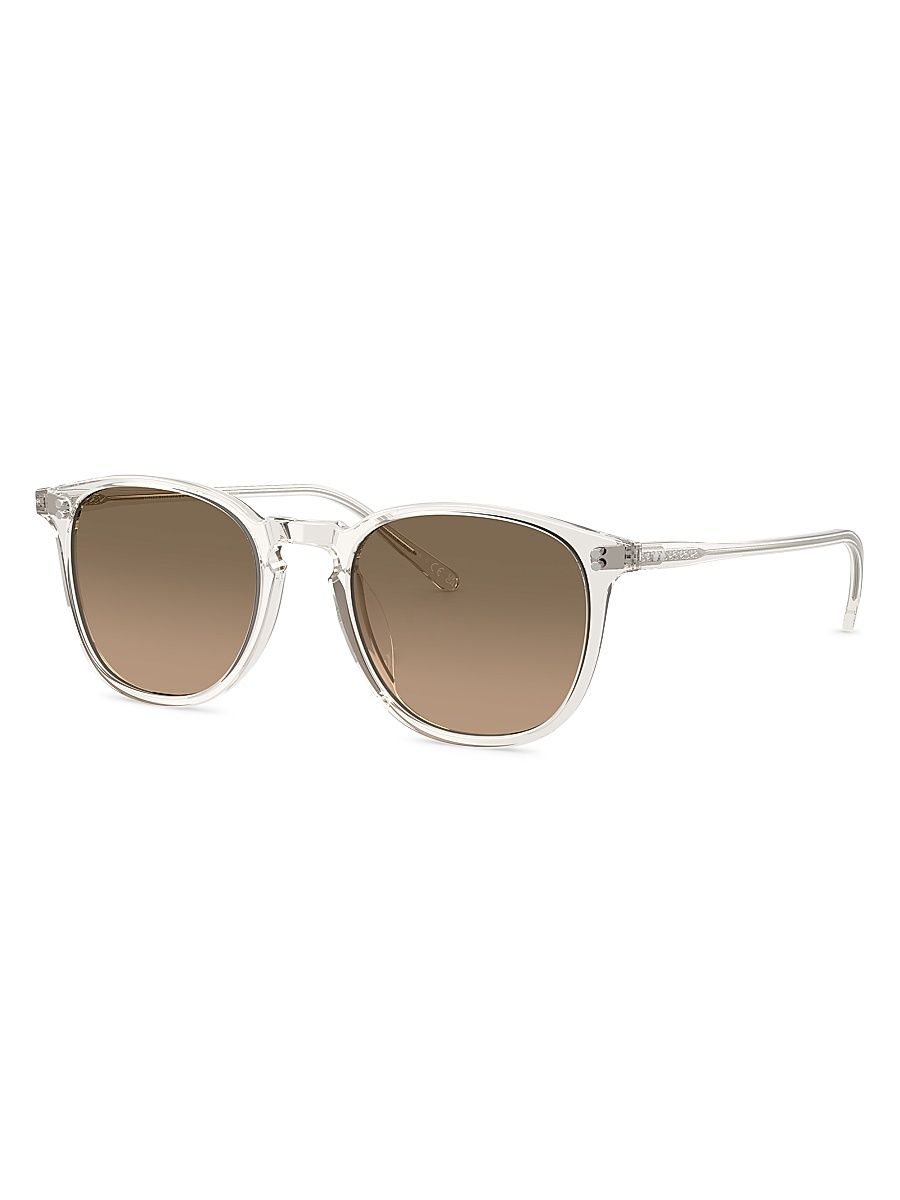 Women's Finley 1993 50MM Aviator Sunglasses - Gradient Brown Clear